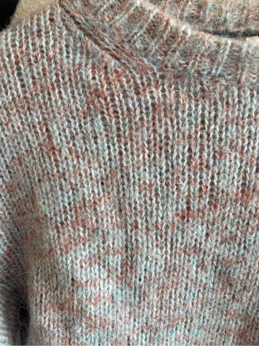 RACHEL ZOE Alpaca Wool Marled Knit Crew Neck Sweater - Picture 4 of 6